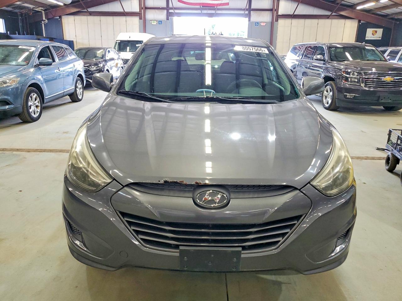 2014 Hyundai Tucson Gls Gray vin: KM8JTCAF7EU882795
