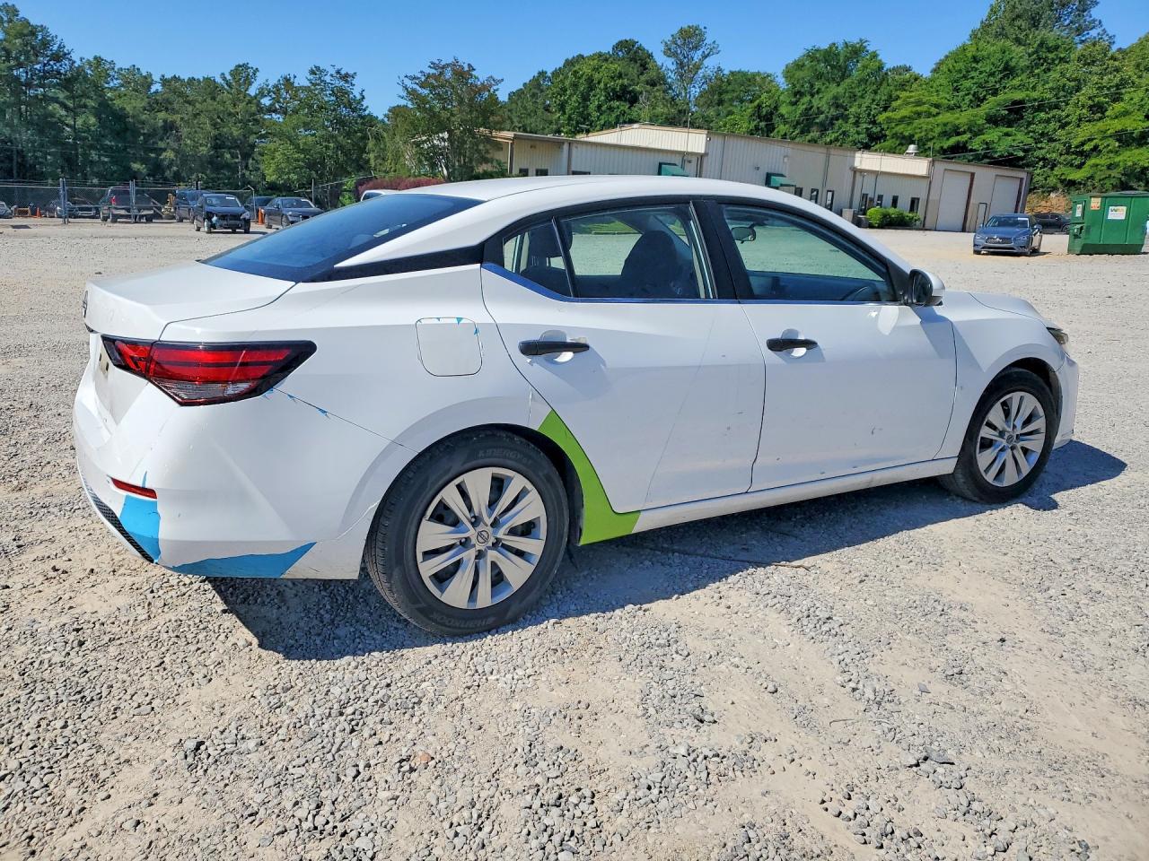 2024 Nissan Sentra S White vin: 3N1AB8BV7RY257362