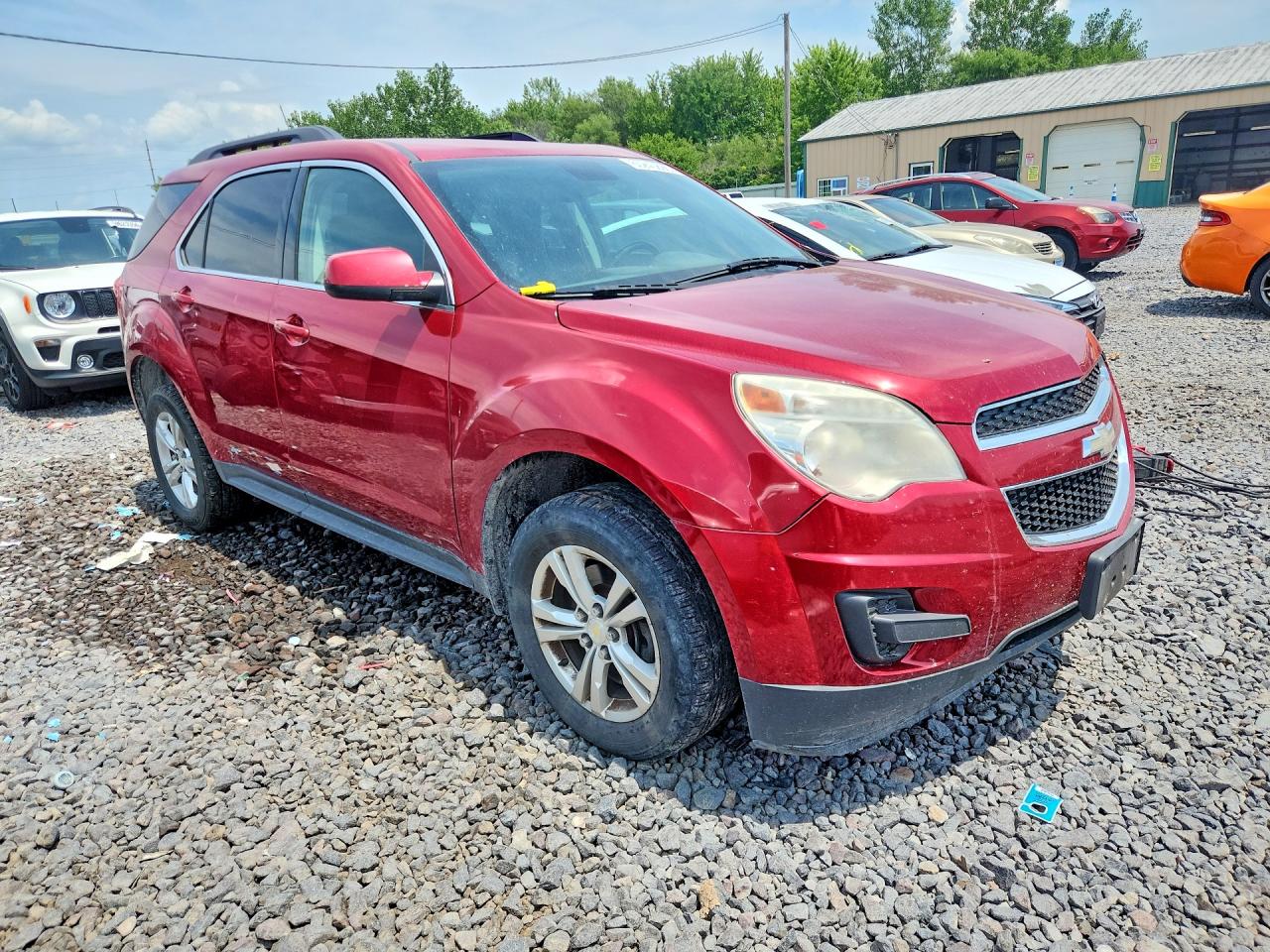 2012 Chevrolet Equinox Lt Red vin: 2GNALDEK8C1296348
