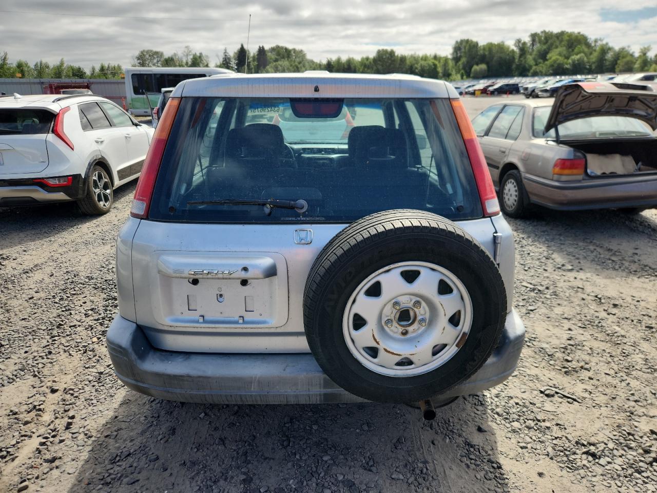 2001 Honda Cr-v Lx Серебряный vin: JHLRD18421C002859