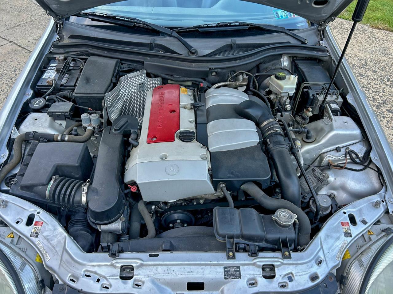 2001 Mercedes-benz Slk 230 Kompressor Gray vin: WDBKK49F31F234132