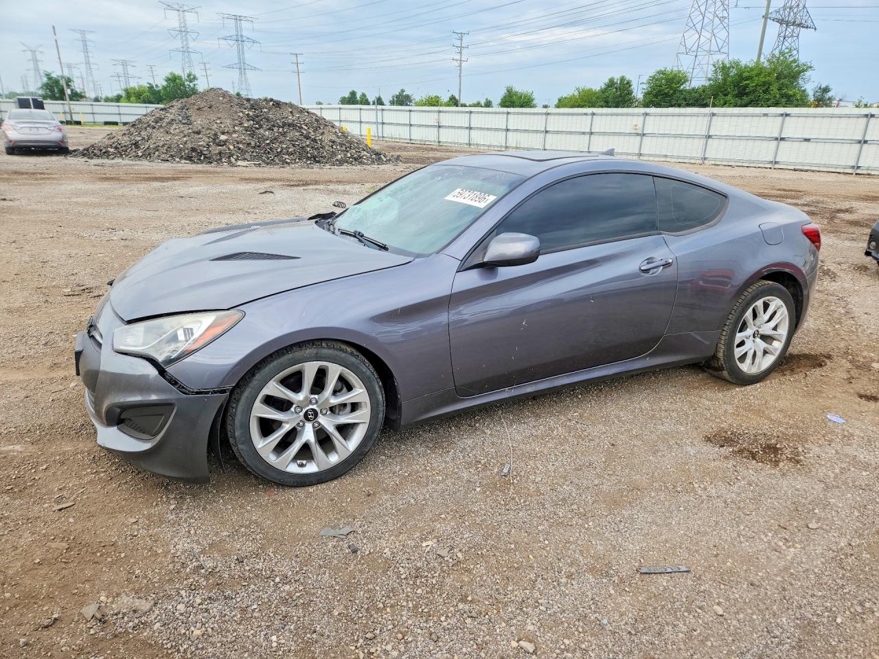 2013 Hyundai Genesis Coupe 2.0t Premium Серый vin: KMHHT6KD1DU112331