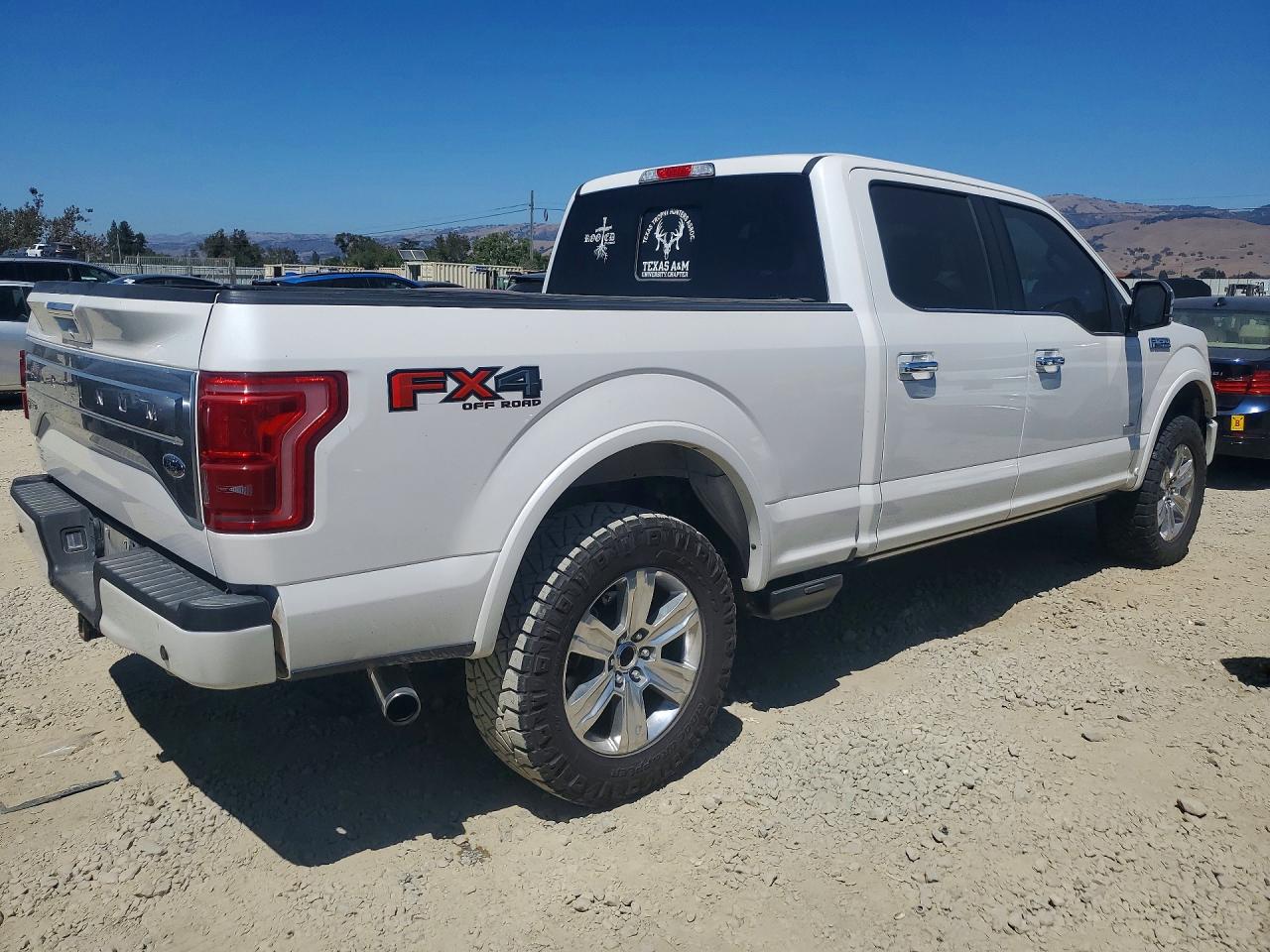 2015 Ford F150 Supercrew White vin: 1FTFW1EG0FFC76575
