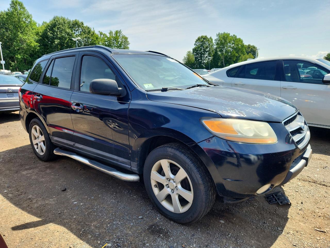 2008 Hyundai Santa Fe Se Black vin: 5NMSH13EX8H203522