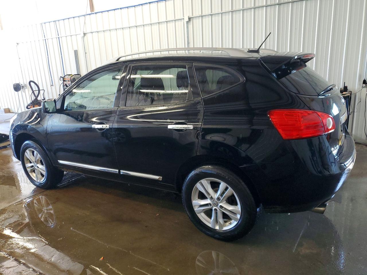 2012 Nissan Rogue S Black vin: JN8AS5MV7CW378596
