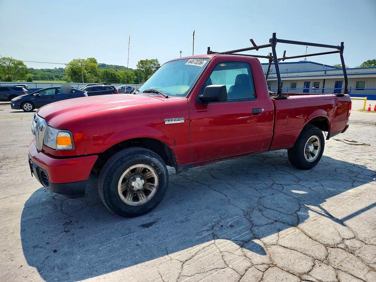 2008 Ford Ranger Red vin: 1FTYR10D68PB07977