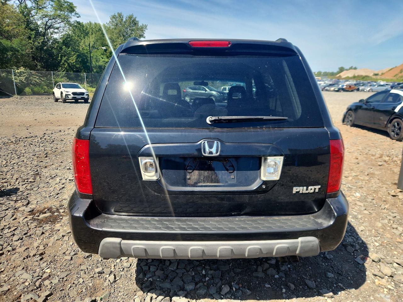 2003 Honda Pilot Exl Black vin: 2HKYF185X3H616299