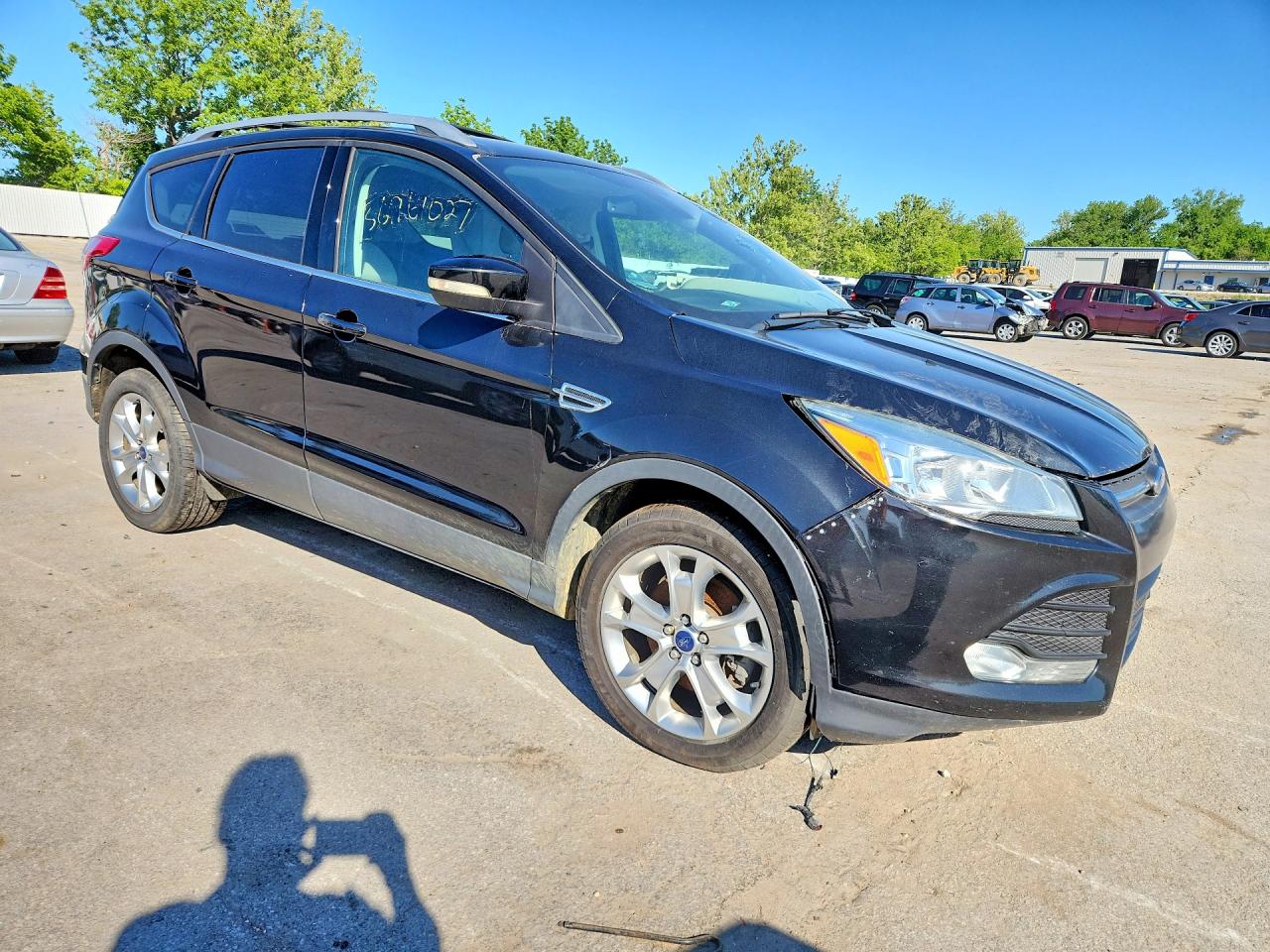 2014 Ford Escape Titanium Black vin: 1FMCU0J92EUC16314