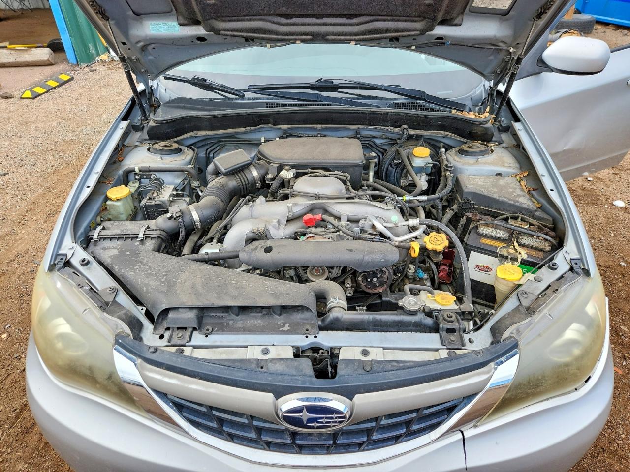2009 Subaru Impreza 2.5i Silver vin: JF1GH61679H810775