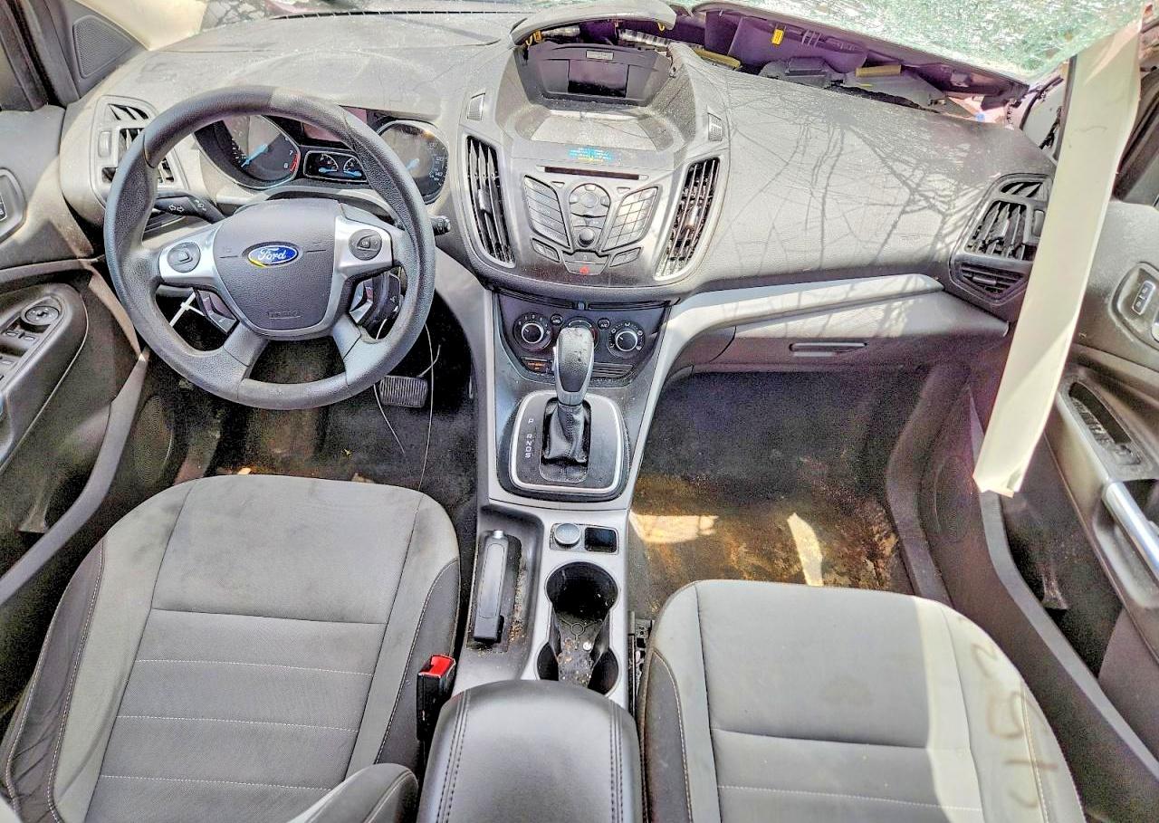 2014 Ford Escape Se White vin: 1FMCU0GX2EUB75589