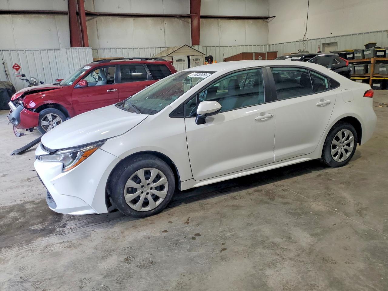 2024 Toyota Corolla Le White vin: 5YFB4MDEXRP181671