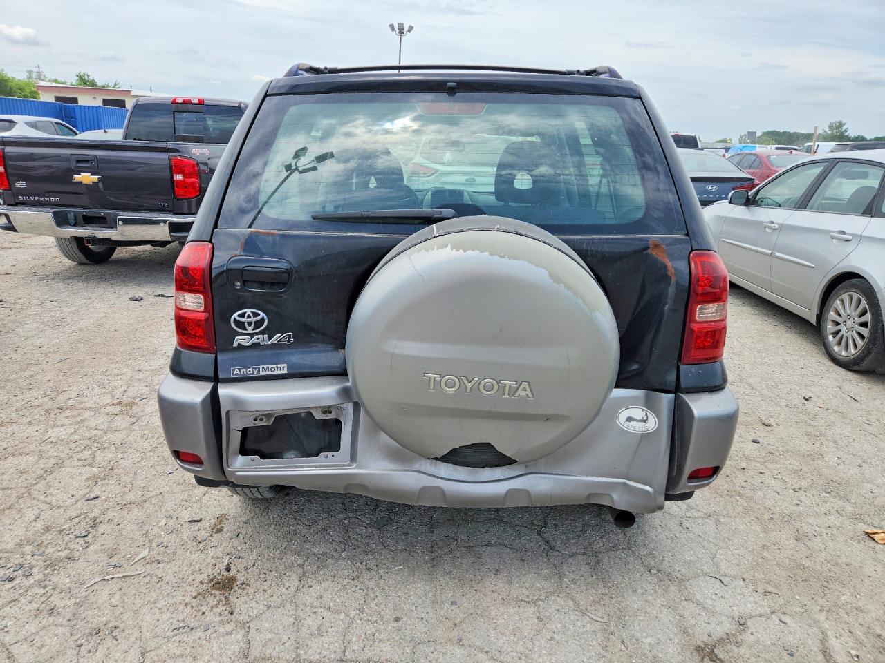 2005 Toyota Rav4 Base Black vin: JTEGD20V150092510