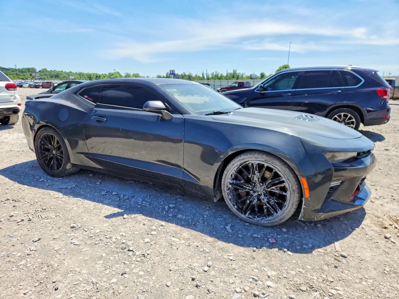 2018 Chevrolet Camaro Ss Серый vin: 1G1FF1R73J0146157