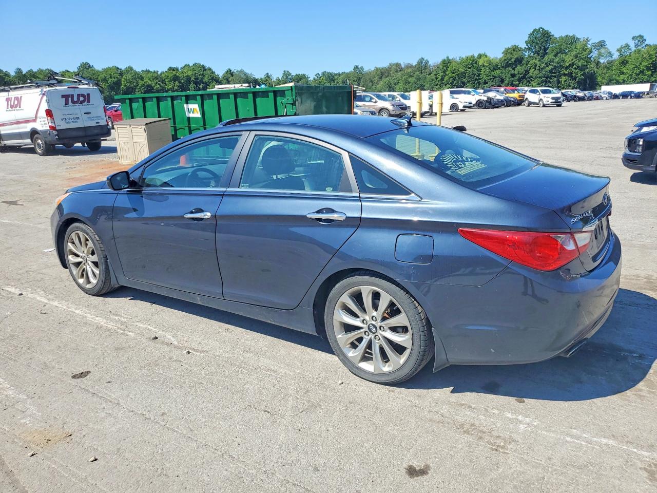 2012 Hyundai Sonata Se 2.0t Синий vin: 5NPEC4AB5CH409011