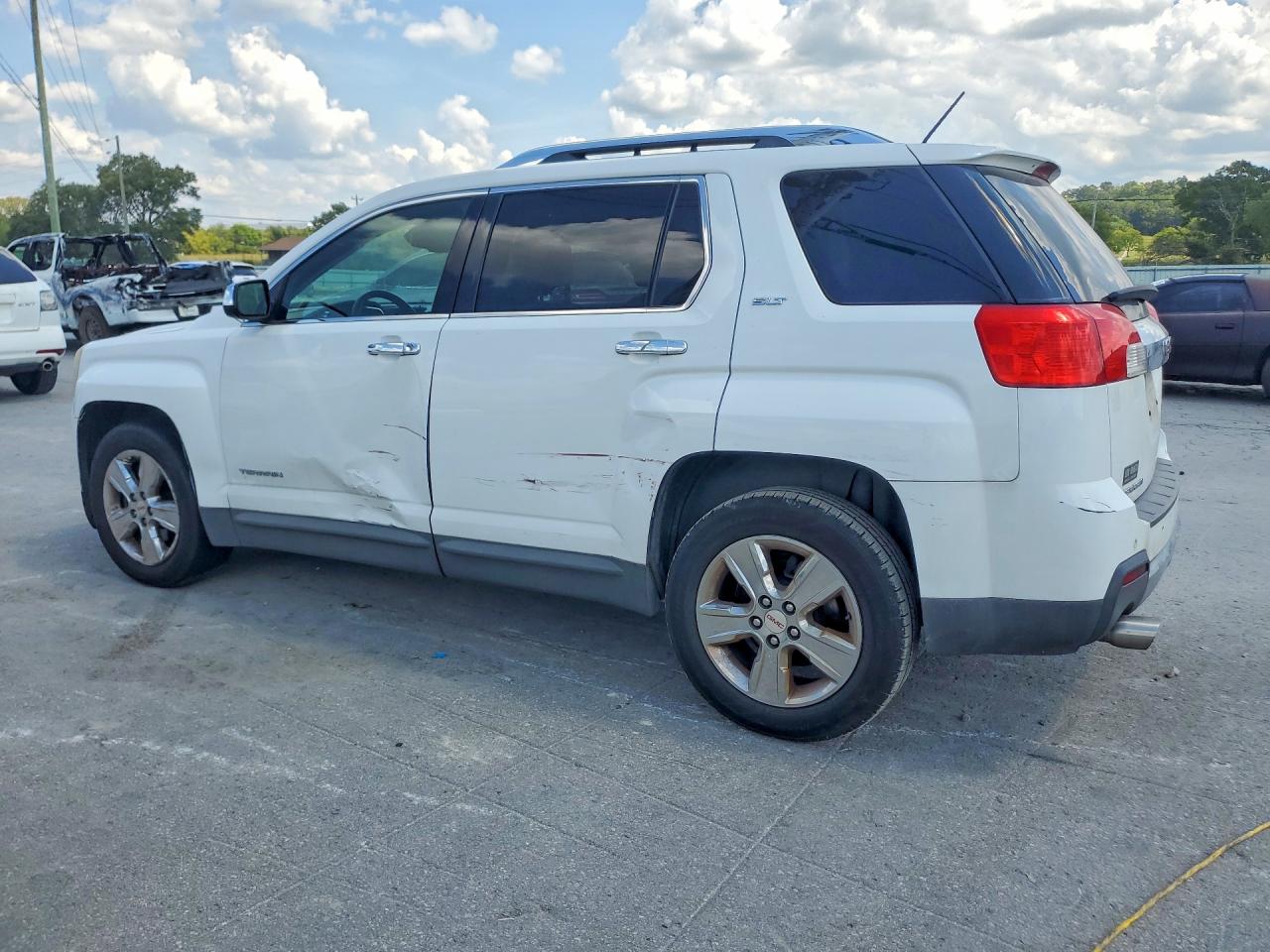 2015 Gmc Terrain Slt White vin: 2GKFLTE33F6155541