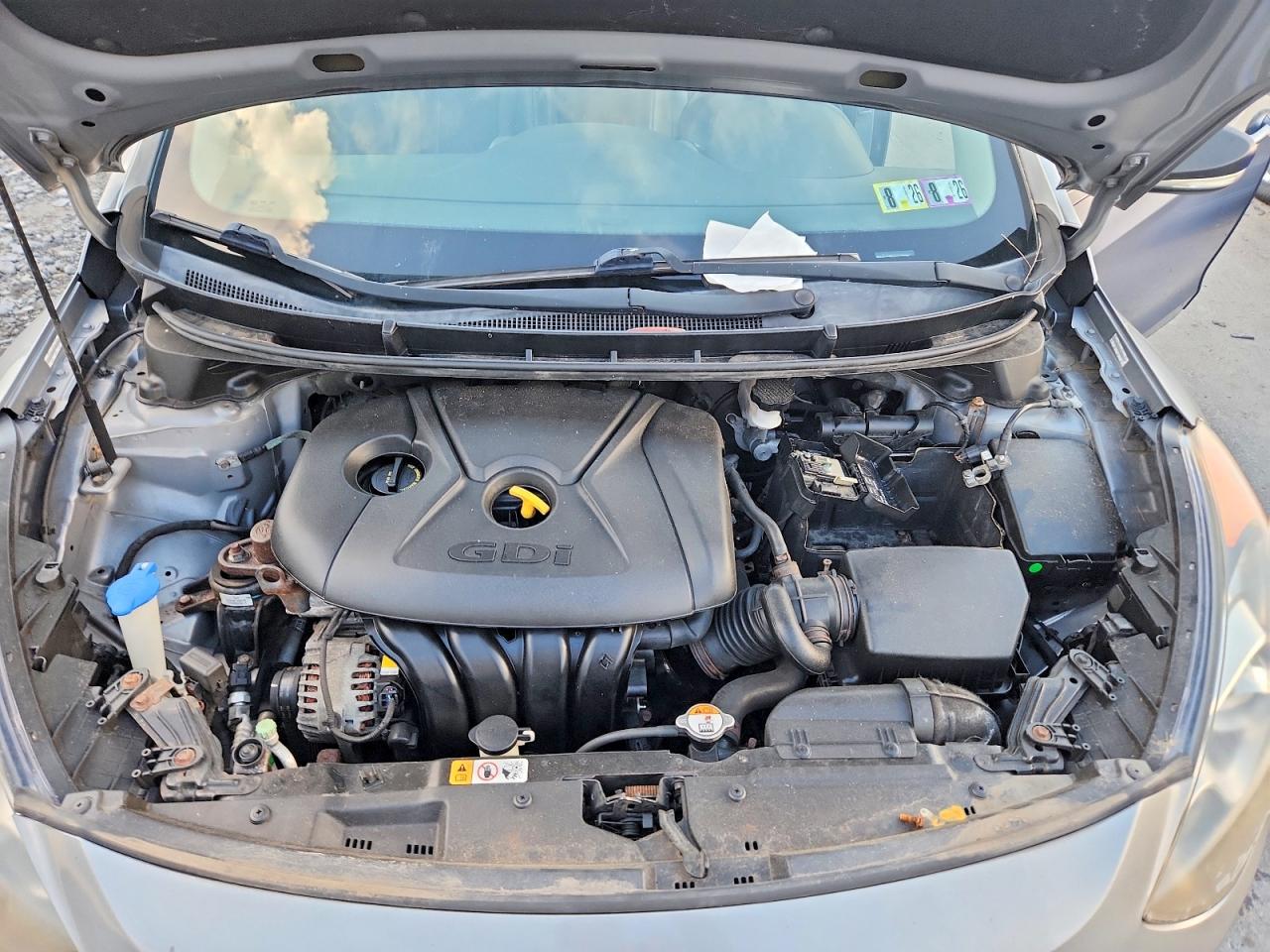 2014 Hyundai Elantra Gt Base Gray vin: KMHD35LH2EU219285