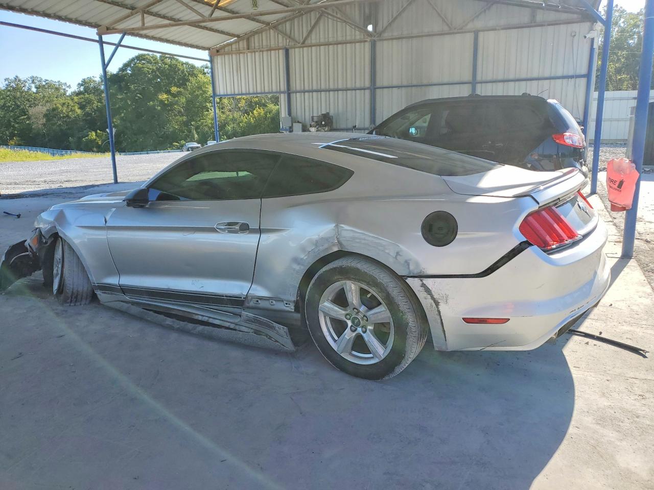 2015 Ford Mustang Silver vin: 1FA6P8AM1F5309211