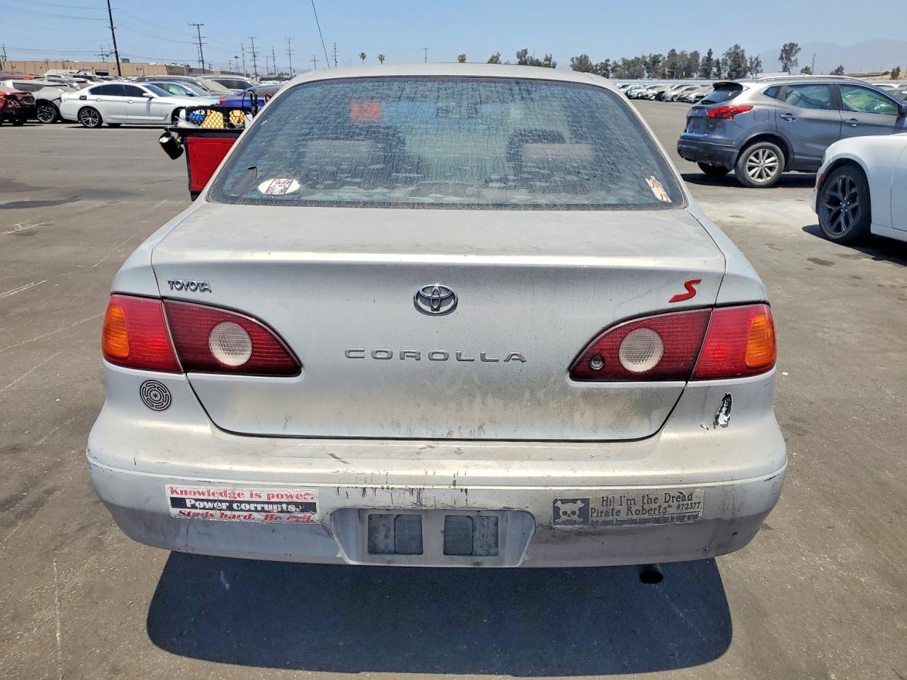 2001 Toyota Corolla S Серебряный vin: 1NXBR12E81Z524497