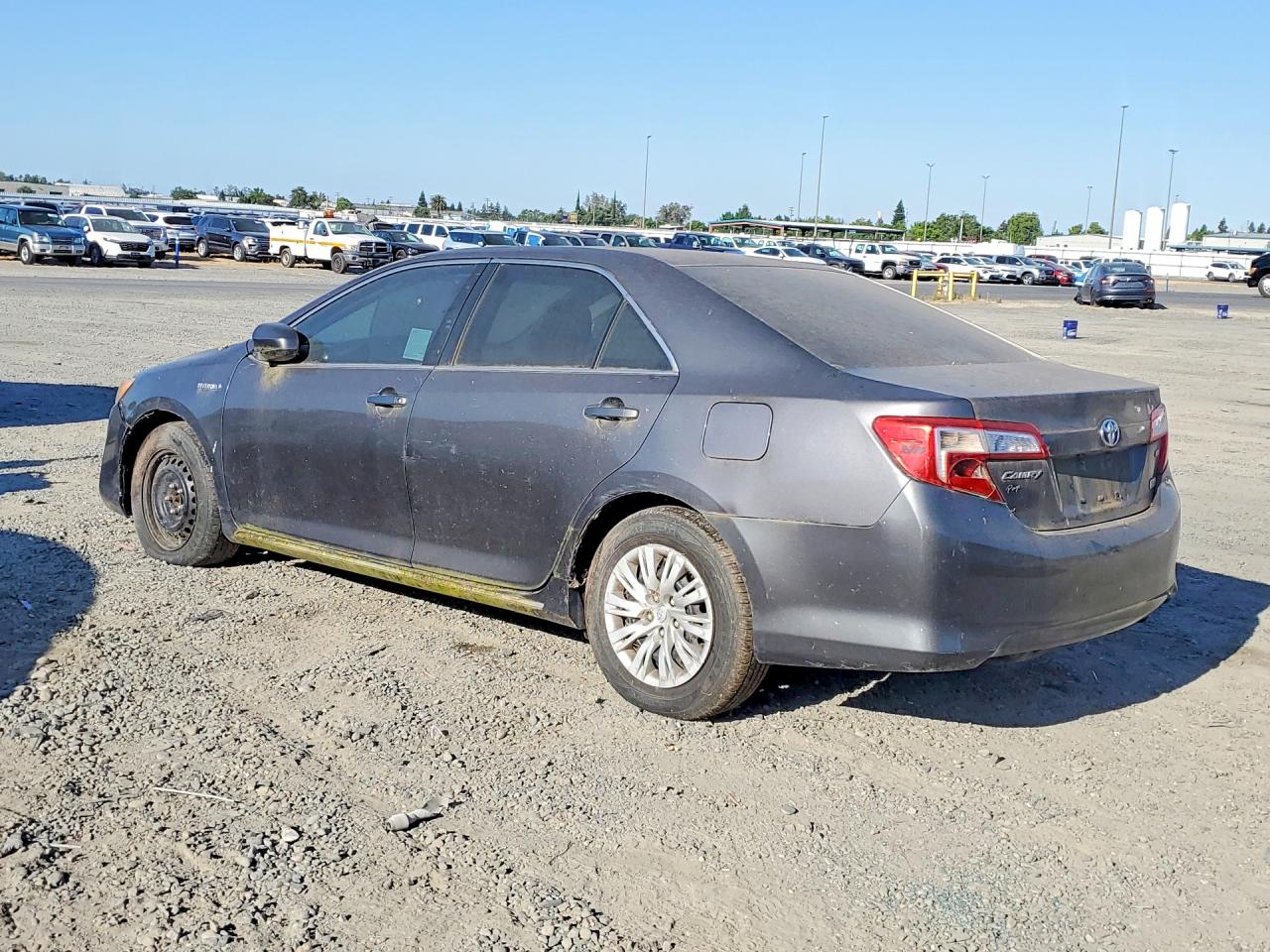 2013 Toyota Camry Hybrid Le Gray vin: 4T1BD1FK2DU096445