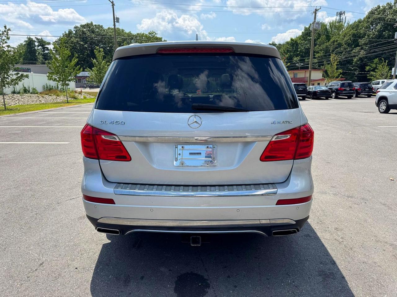 2014 Mercedes-benz Gl 450 4matic Silver vin: 4JGDF7CE4EA419014