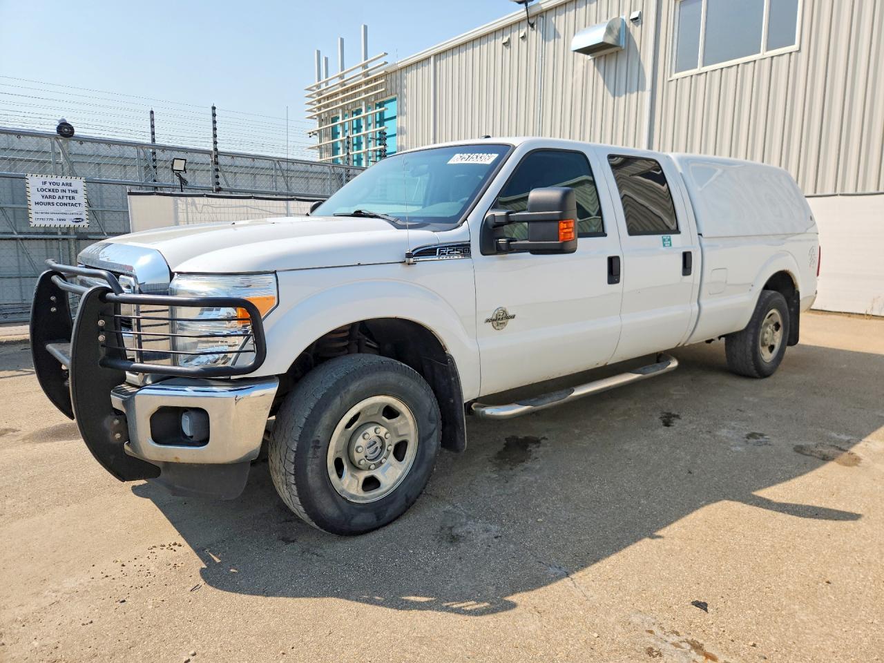 2012 Ford F250 Super Duty White vin: 1FT7W2BT5CEB19699