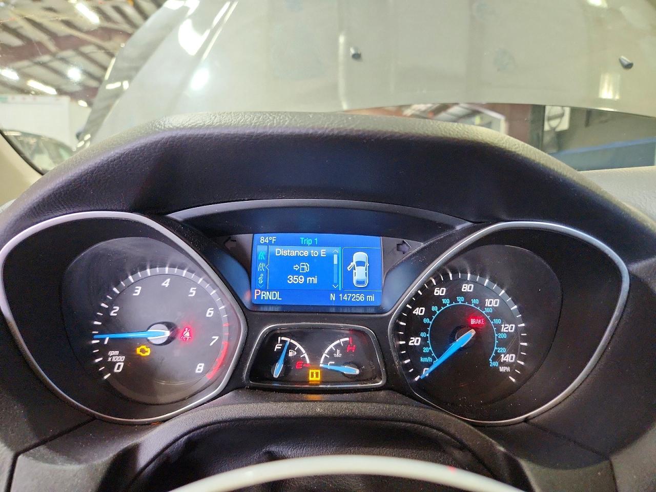 2014 Ford Focus Se Gray vin: 1FADP3F20EL454719