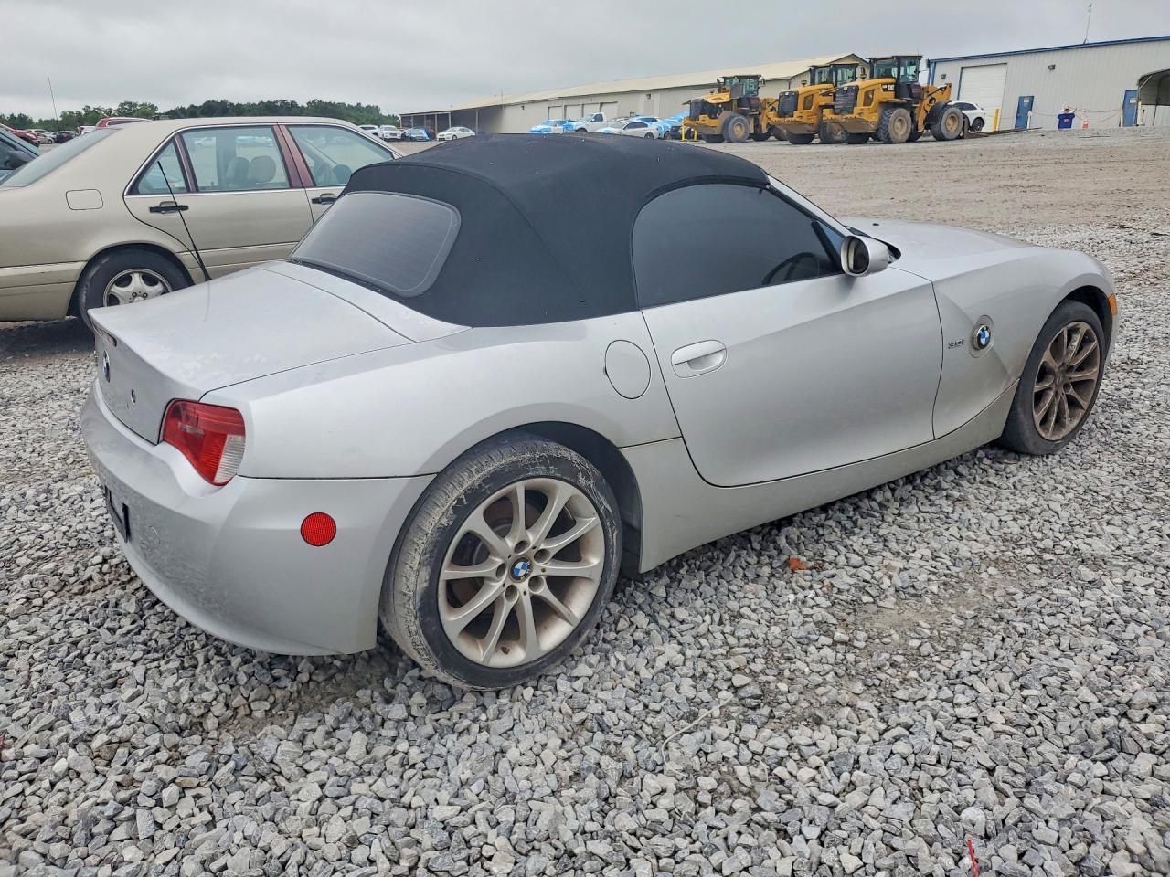 2007 Bmw Z4 3.0 Silver vin: 4USBU33567LW73688
