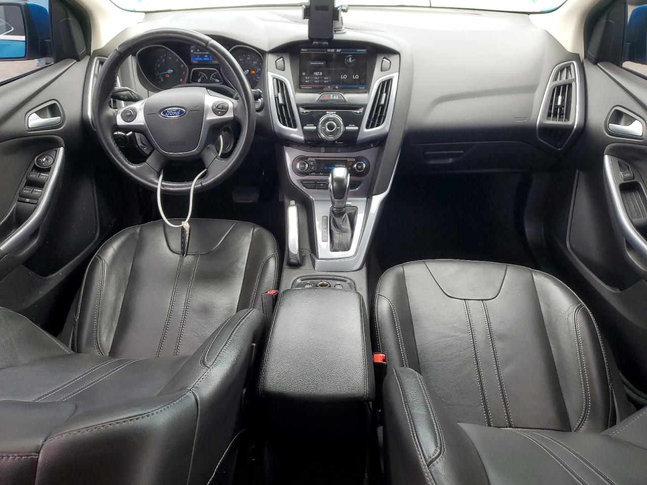 2014 Ford Focus Titanium Синий vin: 1FADP3N28EL174421