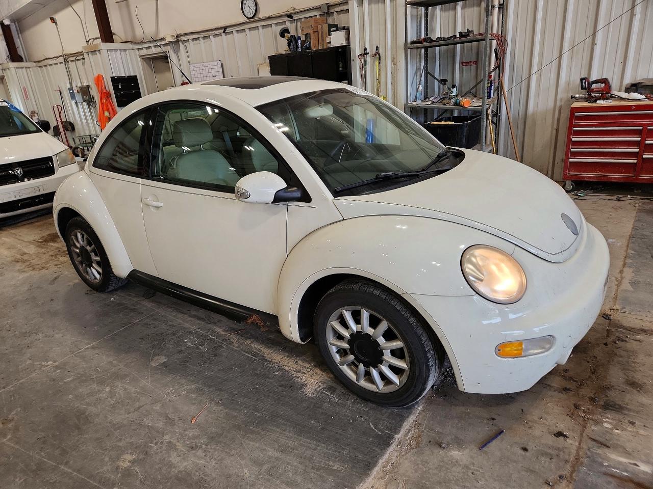 2005 Volkswagen New Beetle Gls Белый vin: 3VWCK31CX5M408945
