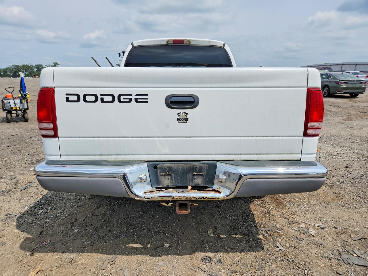 2002 Dodge Dakota Quad Slt White vin: 1B7HL48N82S625951