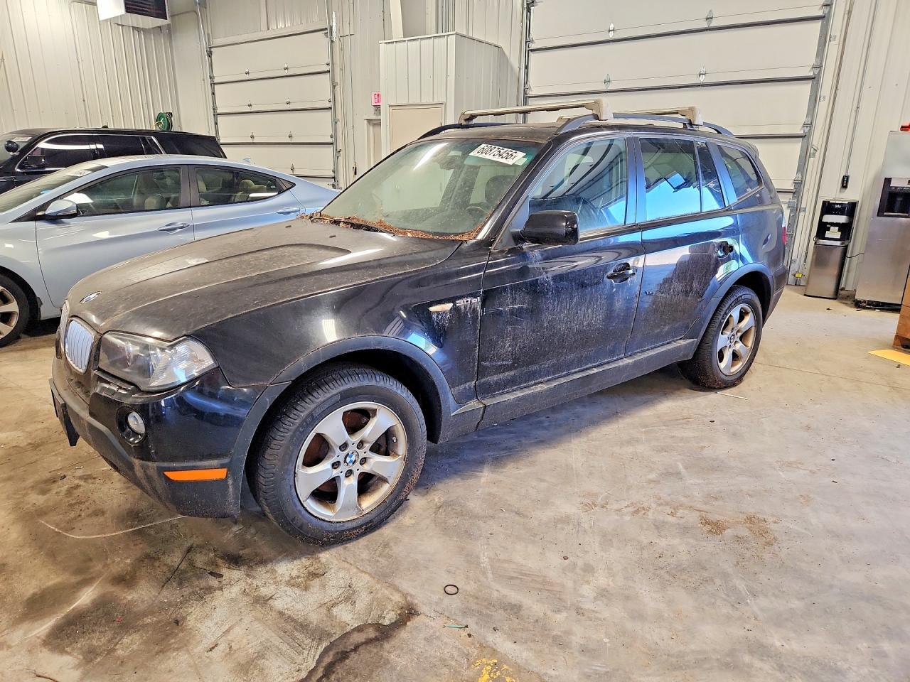 2007 Bmw X3 3.0si Black vin: WBXPC93447WF09904