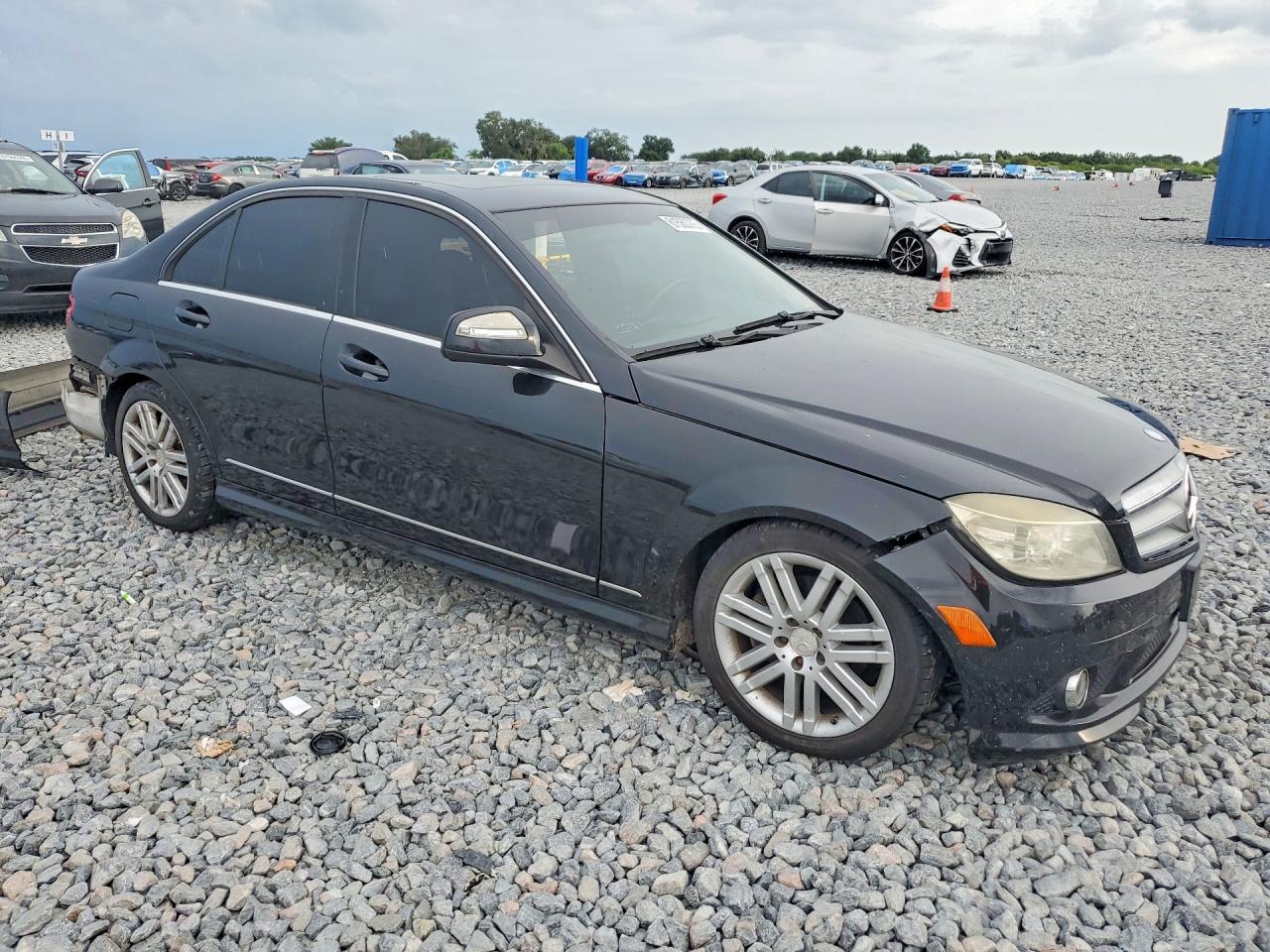 2009 Mercedes-benz C 300 4matic Черный vin: WDDGF81X49R079727