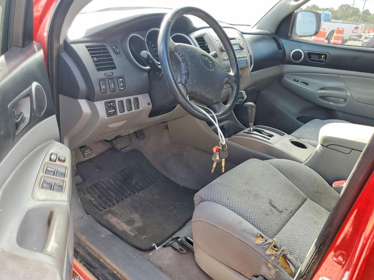 2006 Toyota Tacoma Double Cab Prerunner Red vin: 5TEJU62N36Z300712