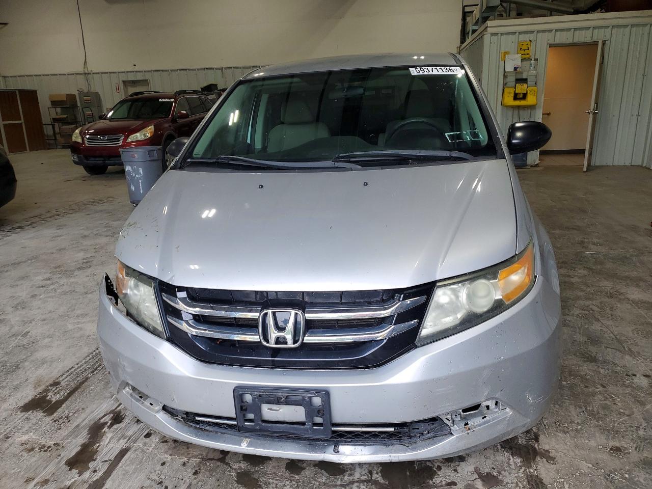 2014 Honda Odyssey Lx Silver vin: 5FNRL5H2XEB056926