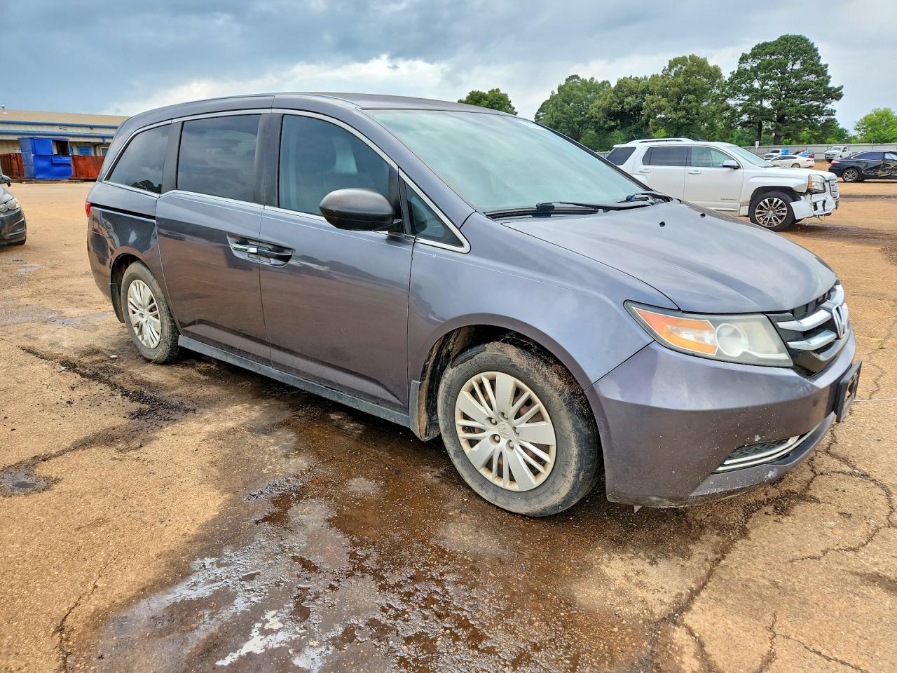 2016 Honda Odyssey Lx Gray vin: 5FNRL5H20GB068604