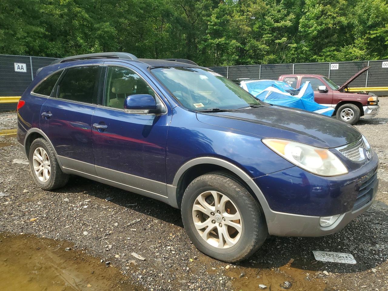 2011 Hyundai Veracruz Gls Blue vin: KM8NU4CC9BU141454