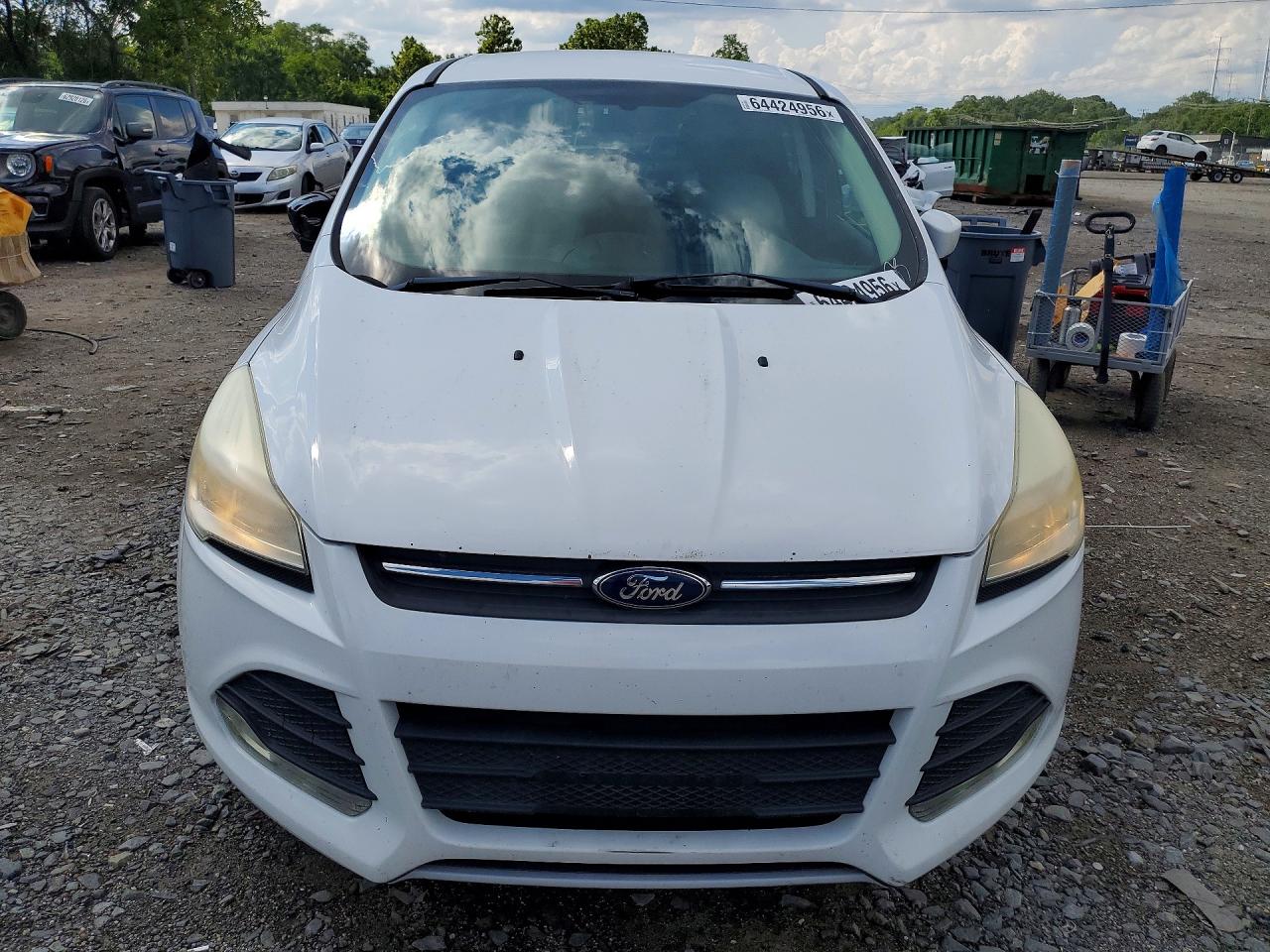 2013 Ford Escape Se White vin: 1FMCU9GX8DUD94639