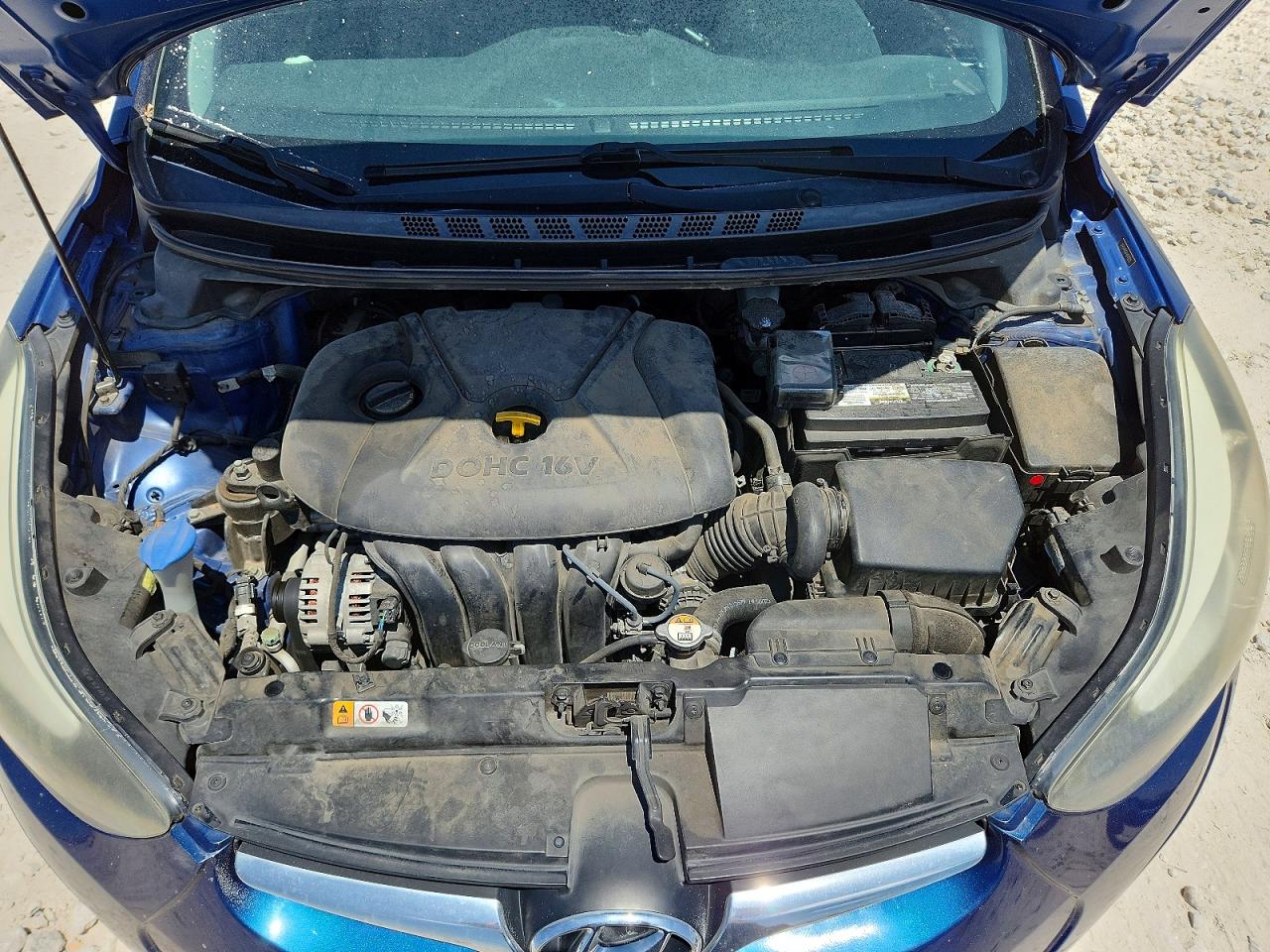 2015 Hyundai Elantra Se Blue vin: 5NPDH4AE6FH649325
