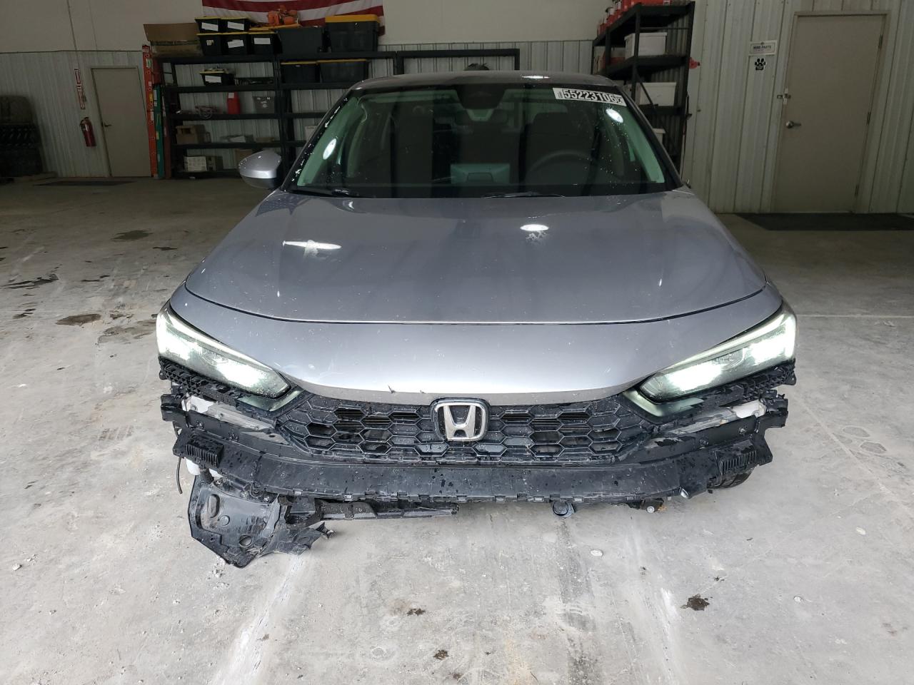 2025 Honda Civic Lx Серебряный vin: 2HGFE2F27SH604502 Damage: Grille, Broken, Replacement Required