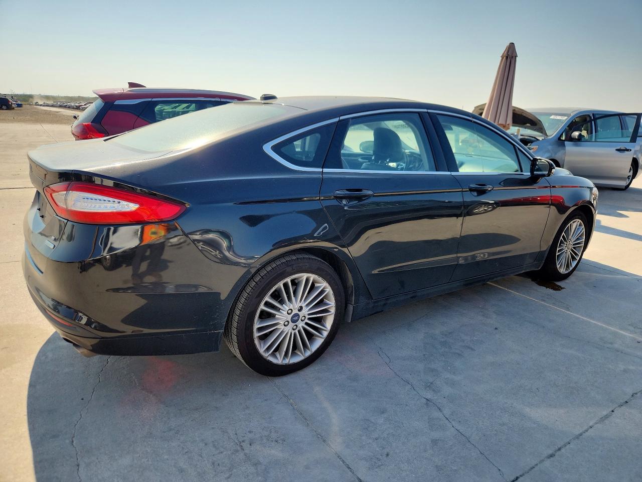 2014 Ford Fusion Se Black vin: 3FA6P0HD6ER108701