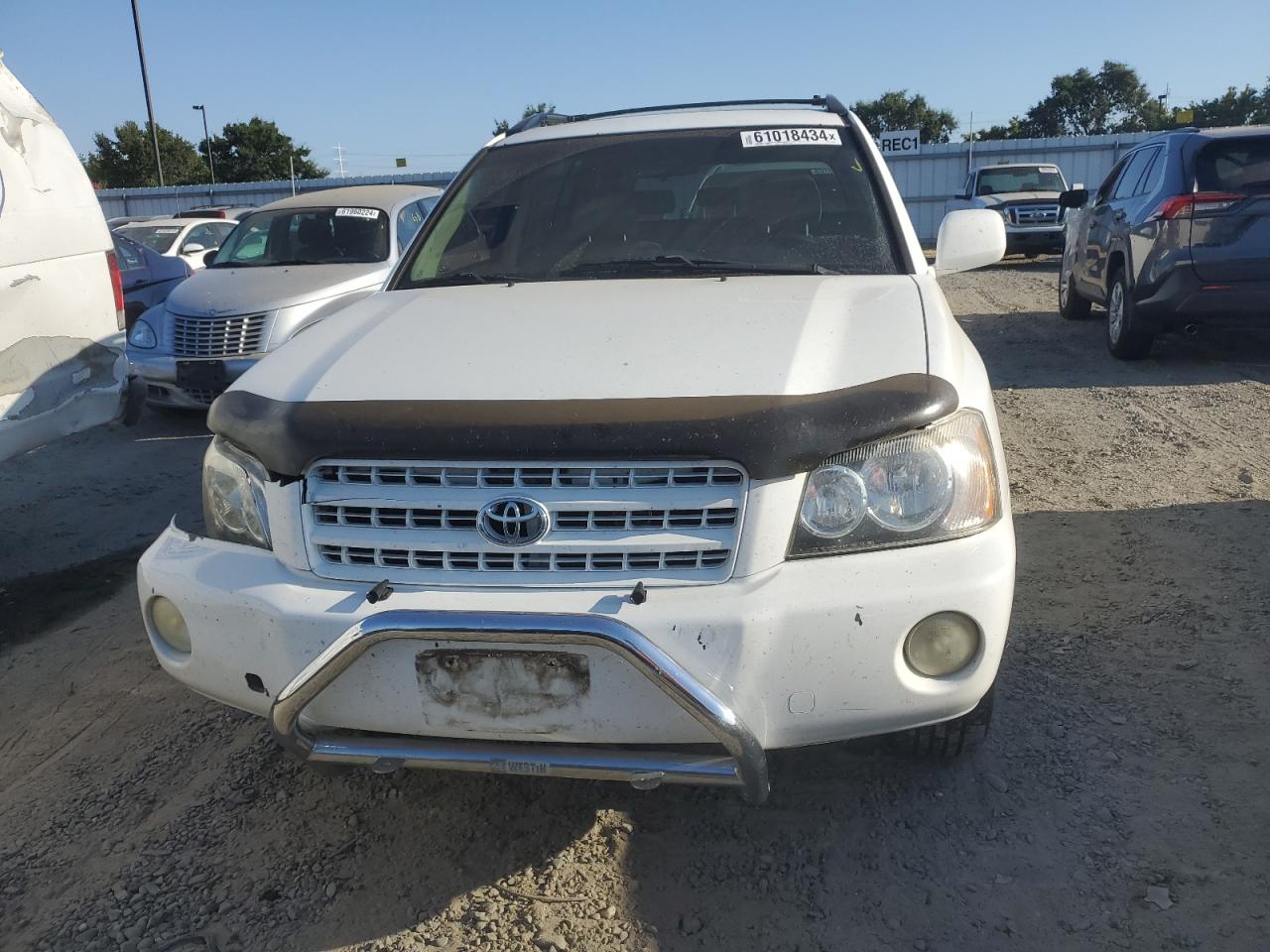 2001 Toyota Highlander White vin: JTEHF21A510019628