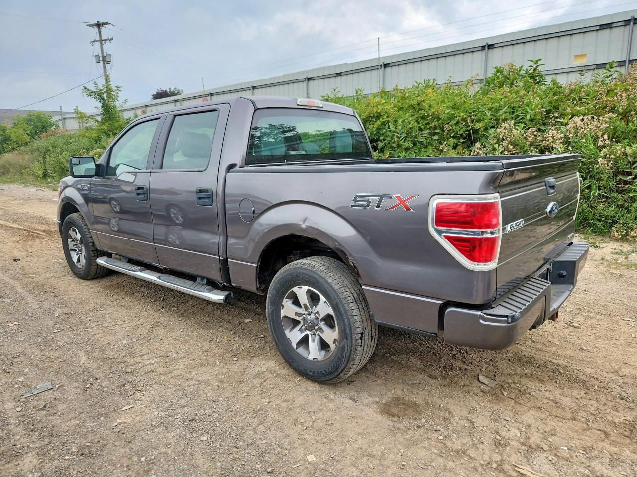 2014 Ford F150 Supercrew Gray vin: 1FTFW1CF6EFC30709