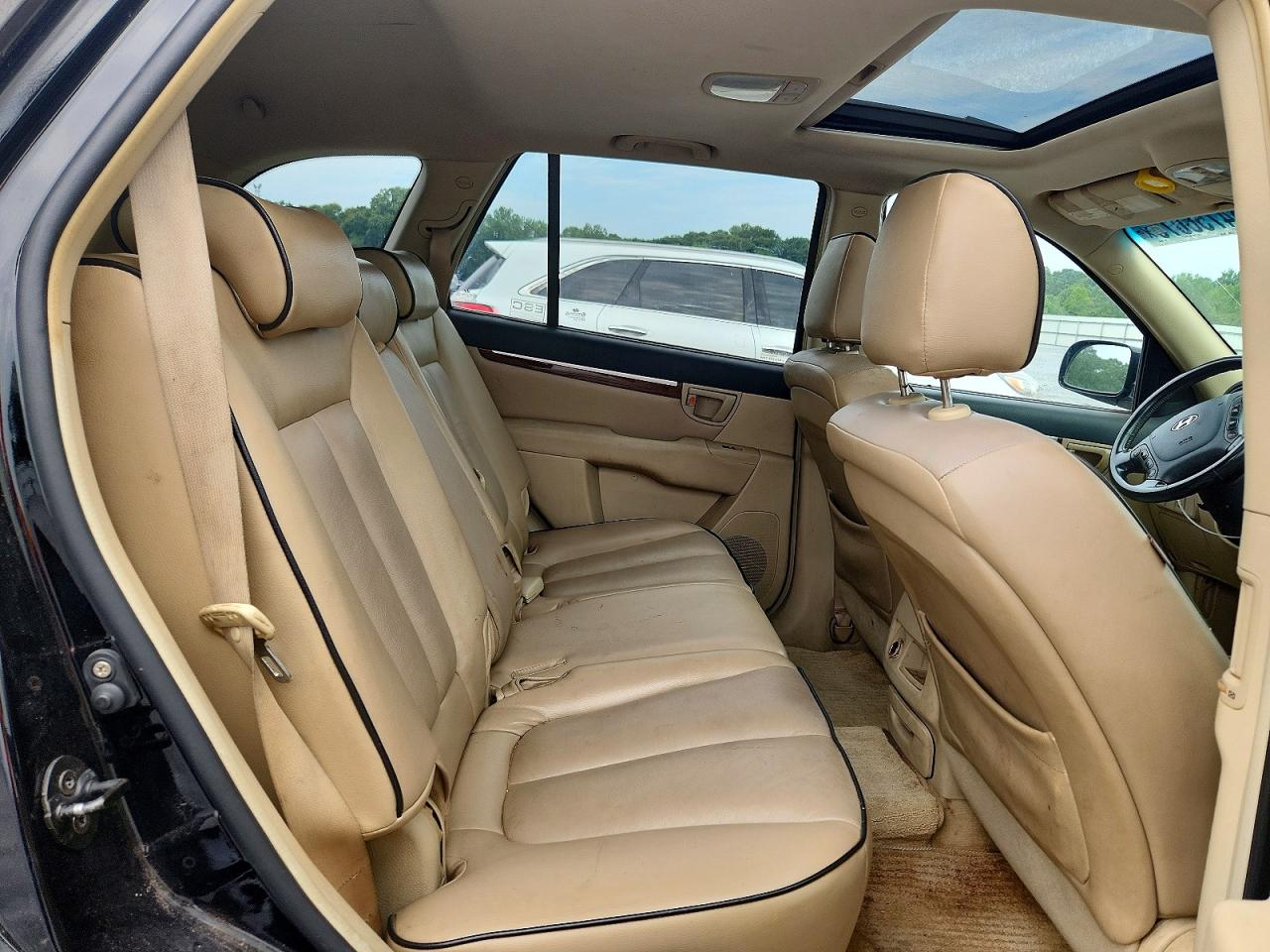 2007 Hyundai Santa Fe Gls Black vin: KM8SG13D67U096482