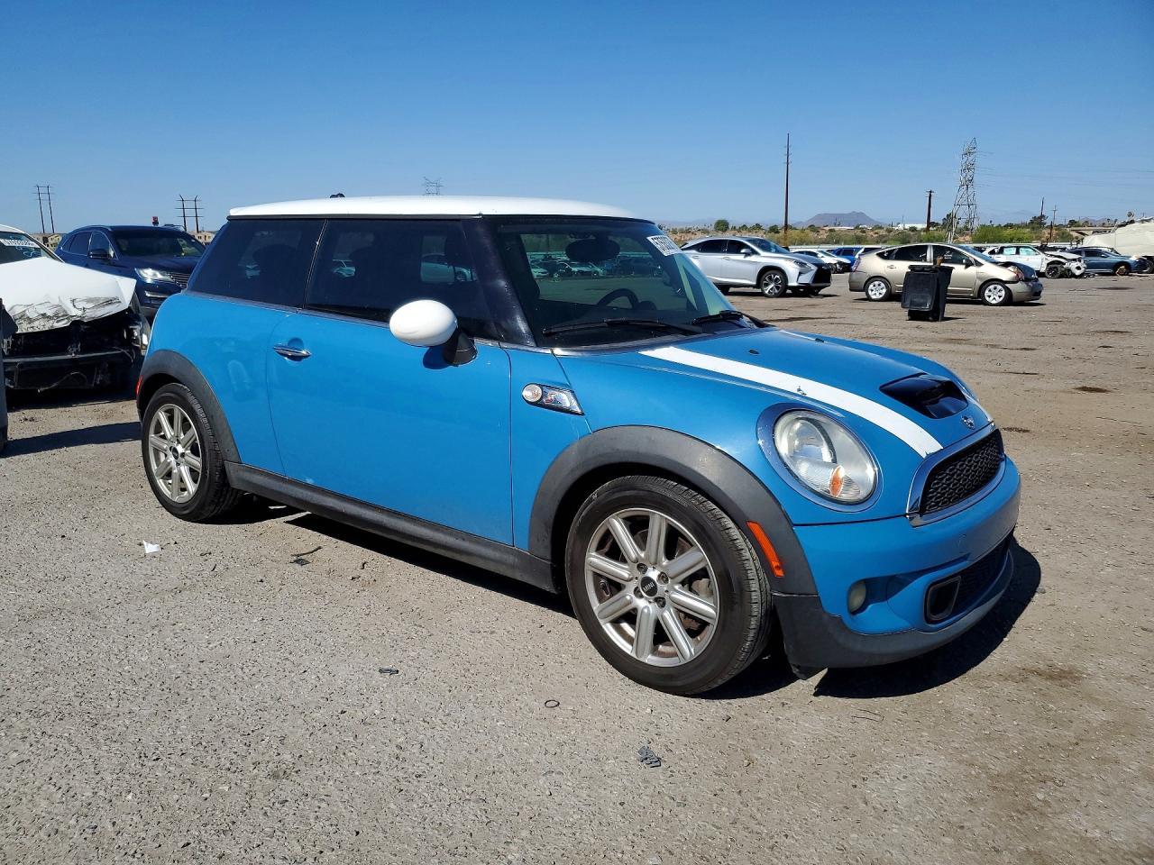 2013 Mini Cooper S Синий vin: WMWSV3C53DT477302