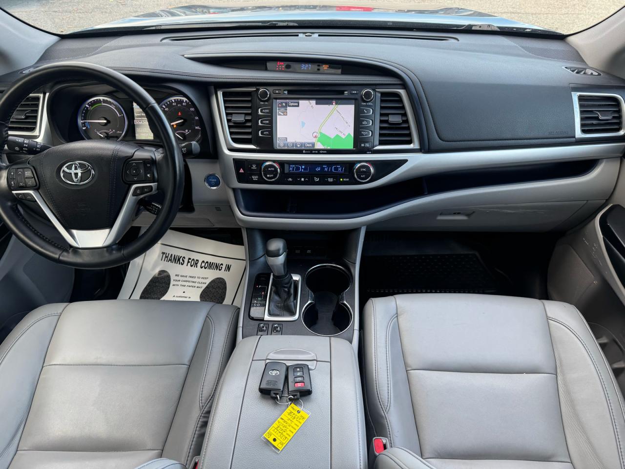 2018 Toyota Highlander Hybrid Синий vin: 5TDJGRFH1JS037638