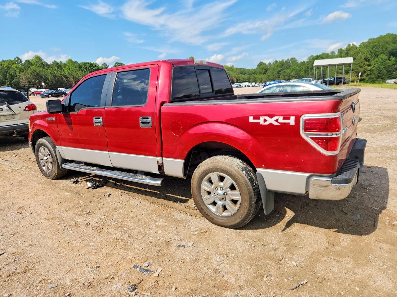 2010 Ford F150 Supercrew Red vin: 1FTFW1EV1AFD08229