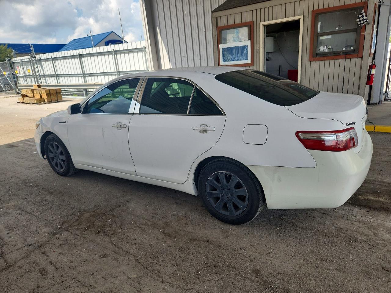 2007 Toyota Camry Hybrid White vin: 4T1BB46K97U024699