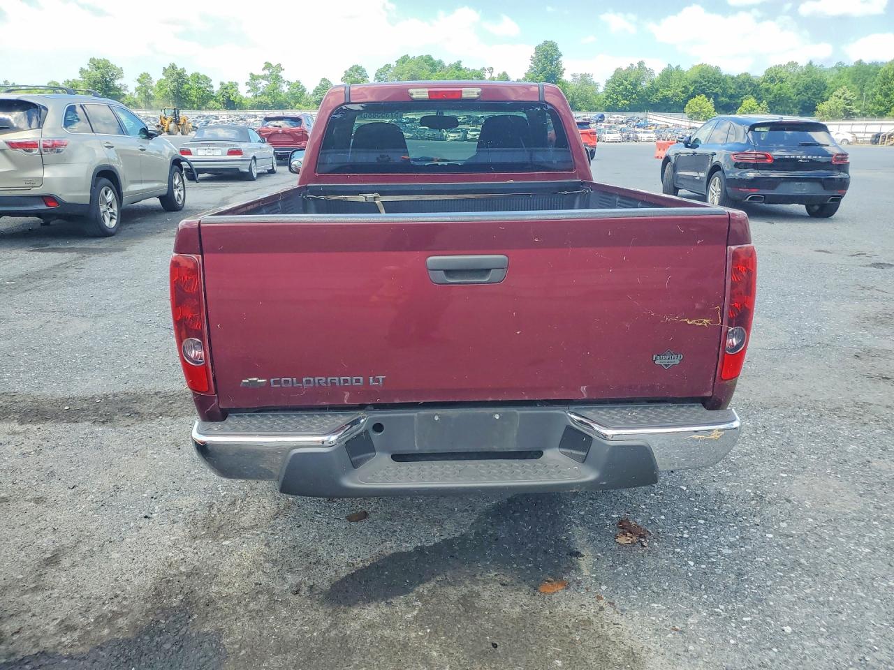 2008 Chevrolet Colorado Красный vin: 1GCCS14E988112747