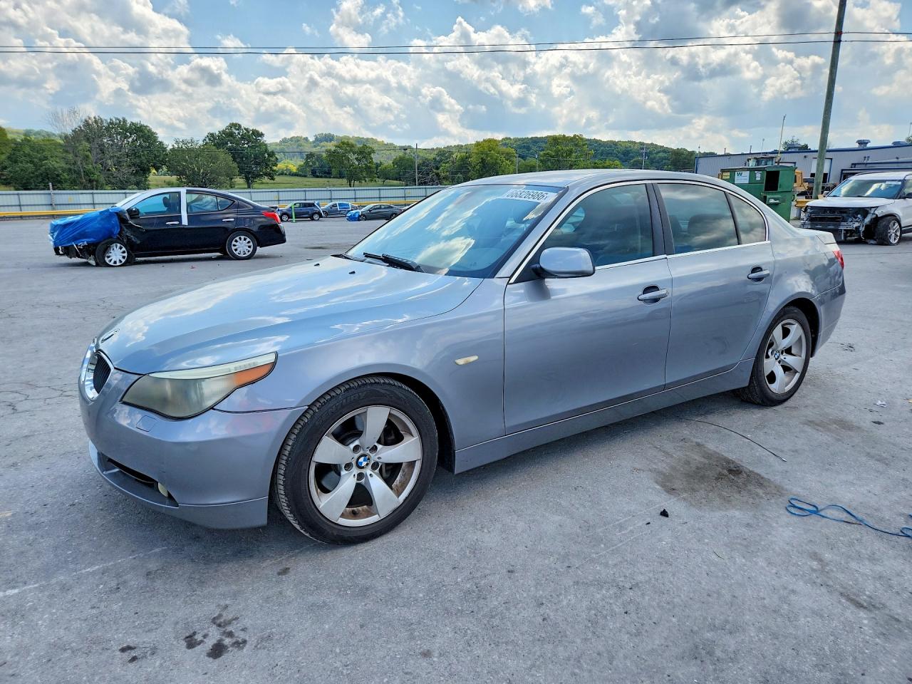 2006 Bmw 530 I Silver vin: WBANE73506CM35869