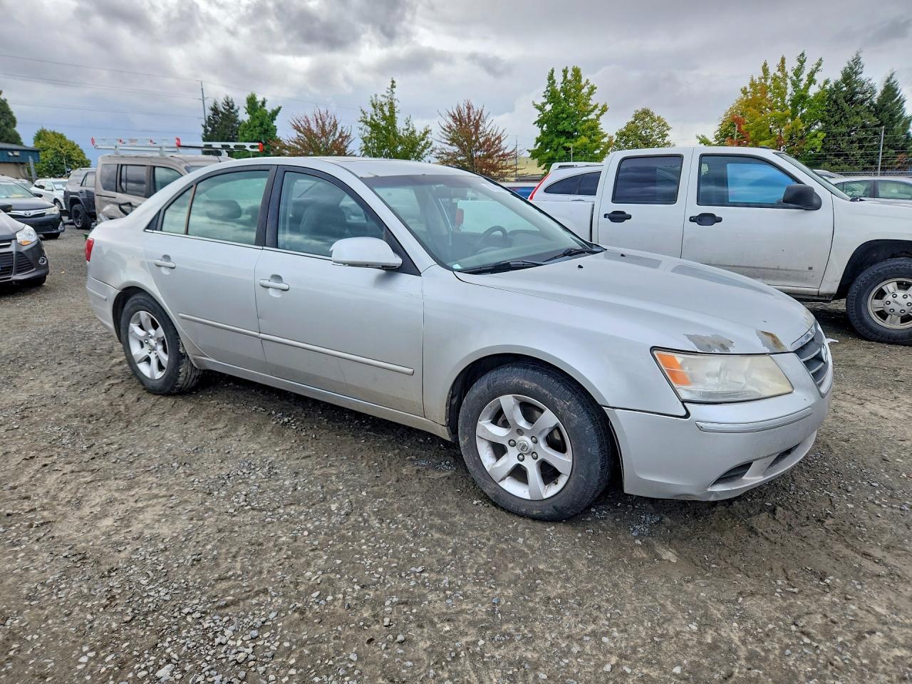 2009 Hyundai Sonata Gls Silver vin: 5NPET46C99H452244